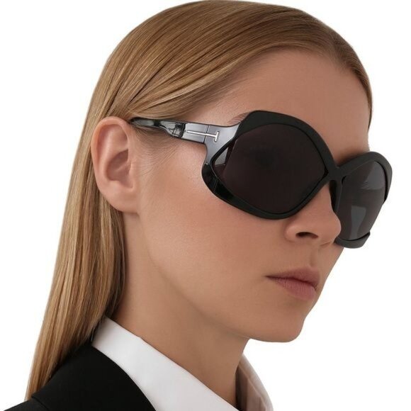 NEW TOM FORD SUNGLASSES CHEYENNE TF903 01A BLACK WOMEN EYEWEAR FT0903/S 01A main image 7